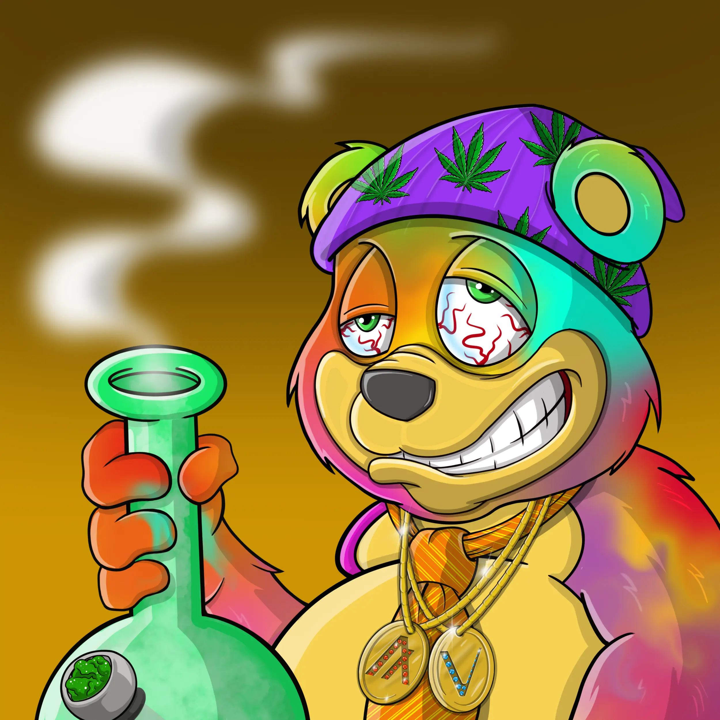 Burnin Bears #493 NFT on Algorand