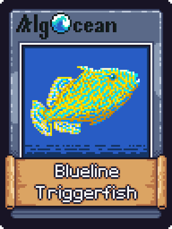 An image of Blueline Triggerfish