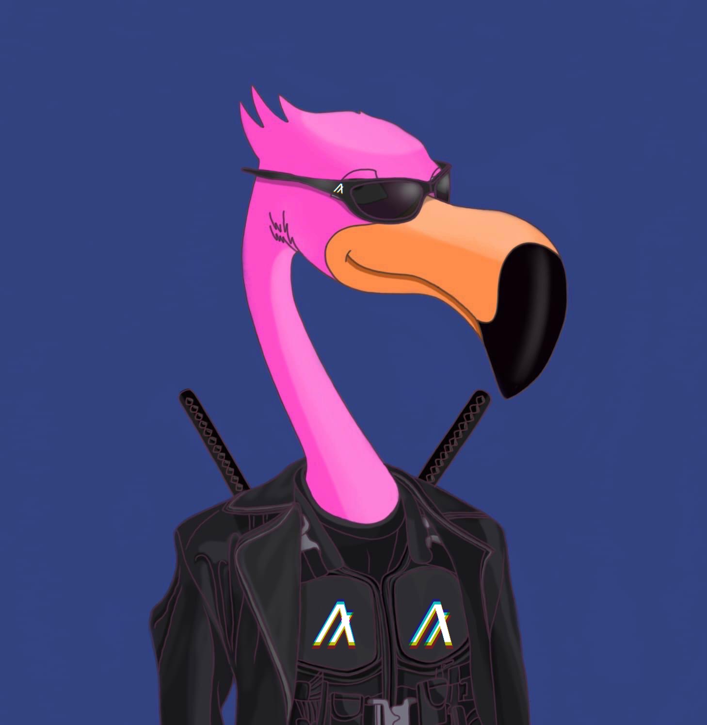 Eclectic Flamingo #207 NFT on Algorand