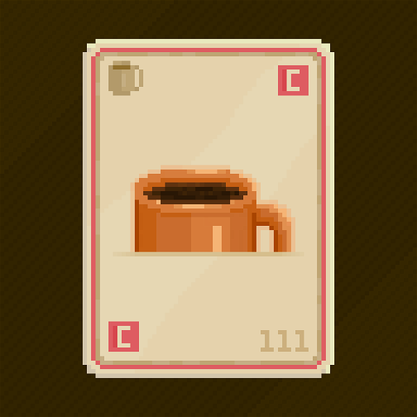 Image of Copper Mug Caffeine Card