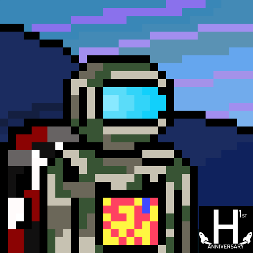 Pixel Moonmen2  #166 NFT on Algorand