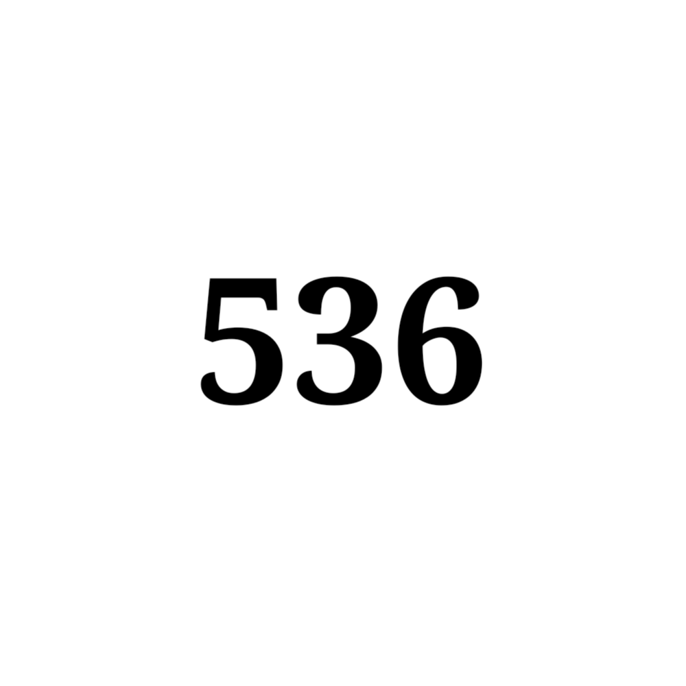 Number 536 NFT on Algorand