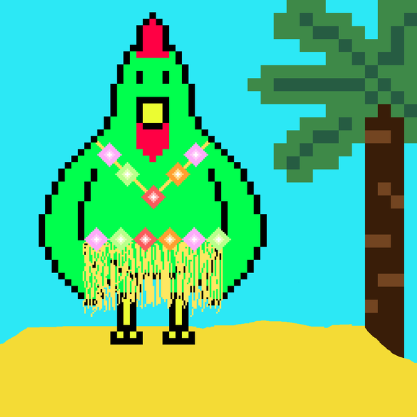 An image of Pixel Chicken #52