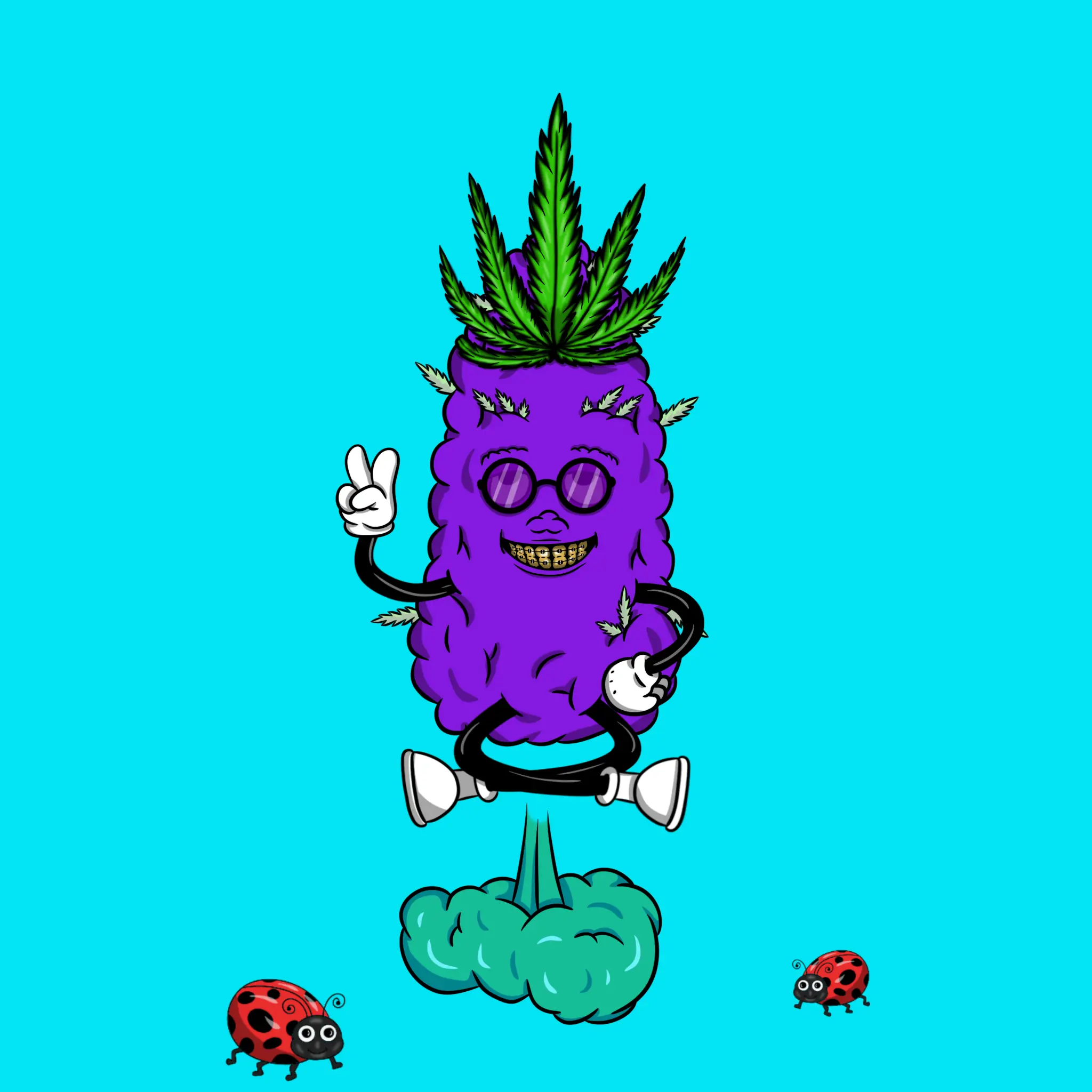 Blazing Budz #864 NFT on Algorand