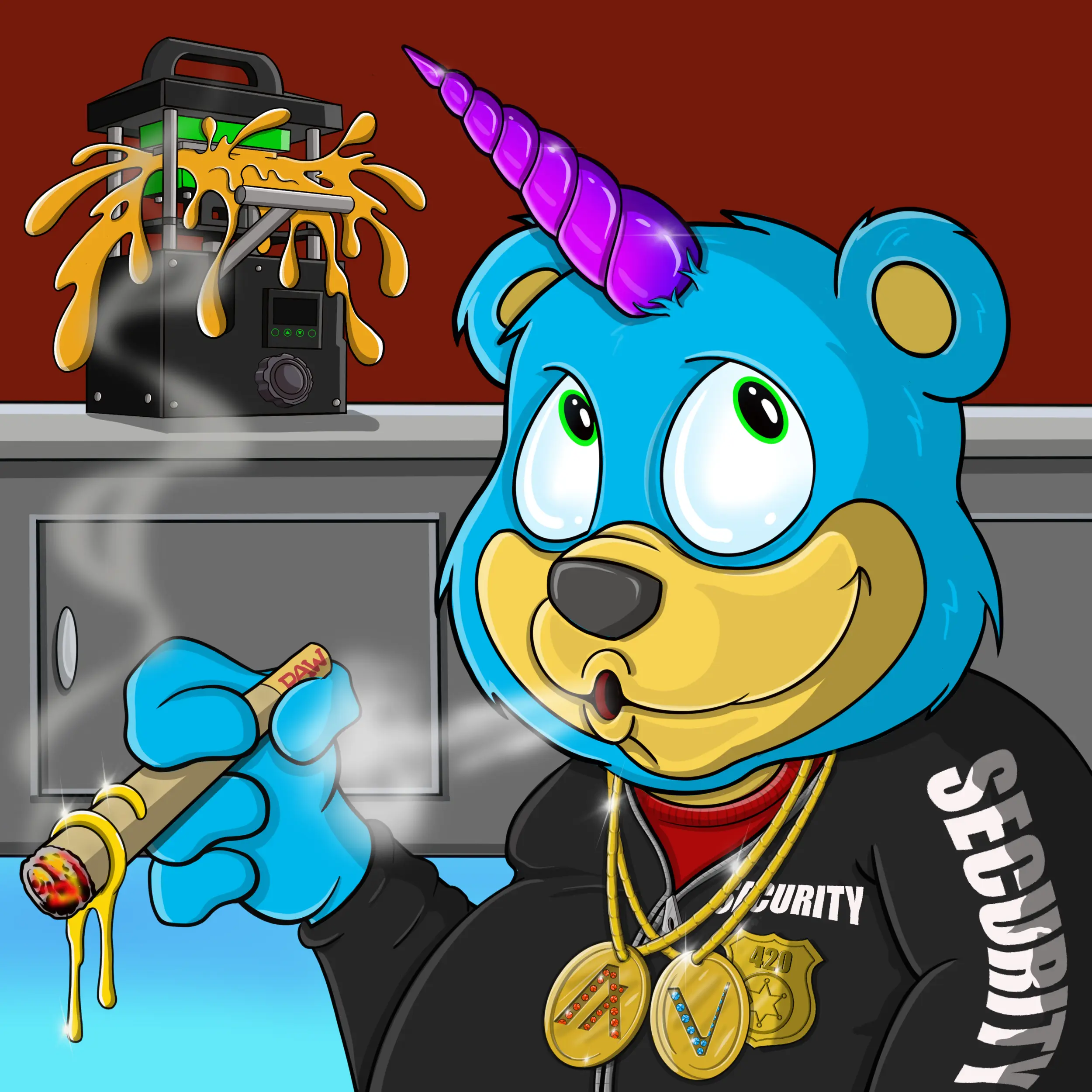 Burnin Bears #1776 NFT on Algorand