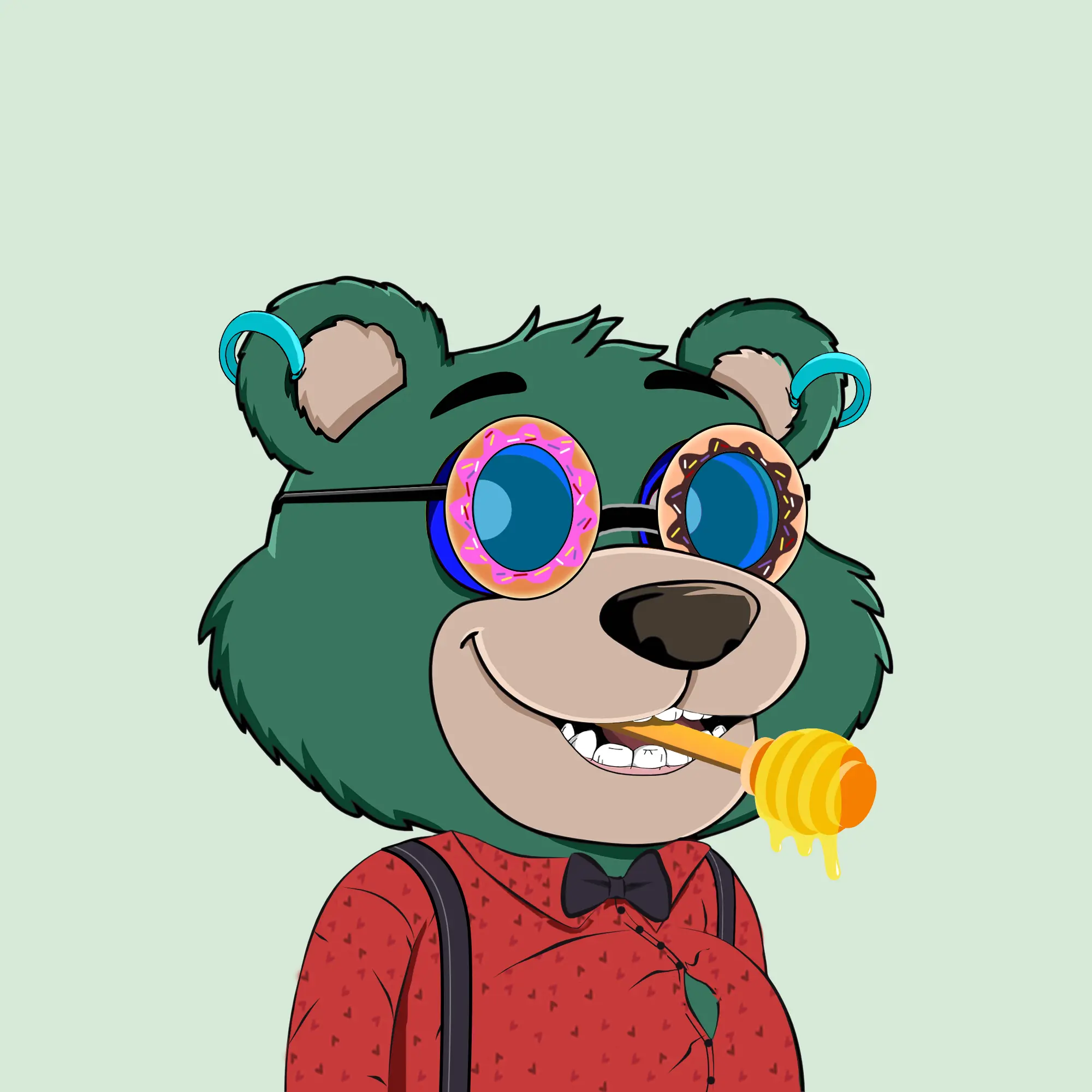 Gluttonous Bears #486 NFT on Algorand