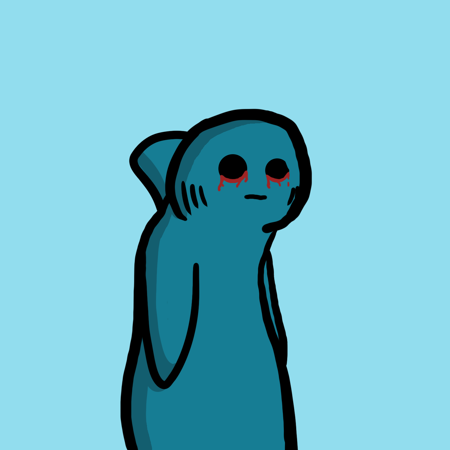 Sad Ghosteez #62 NFT on Algorand