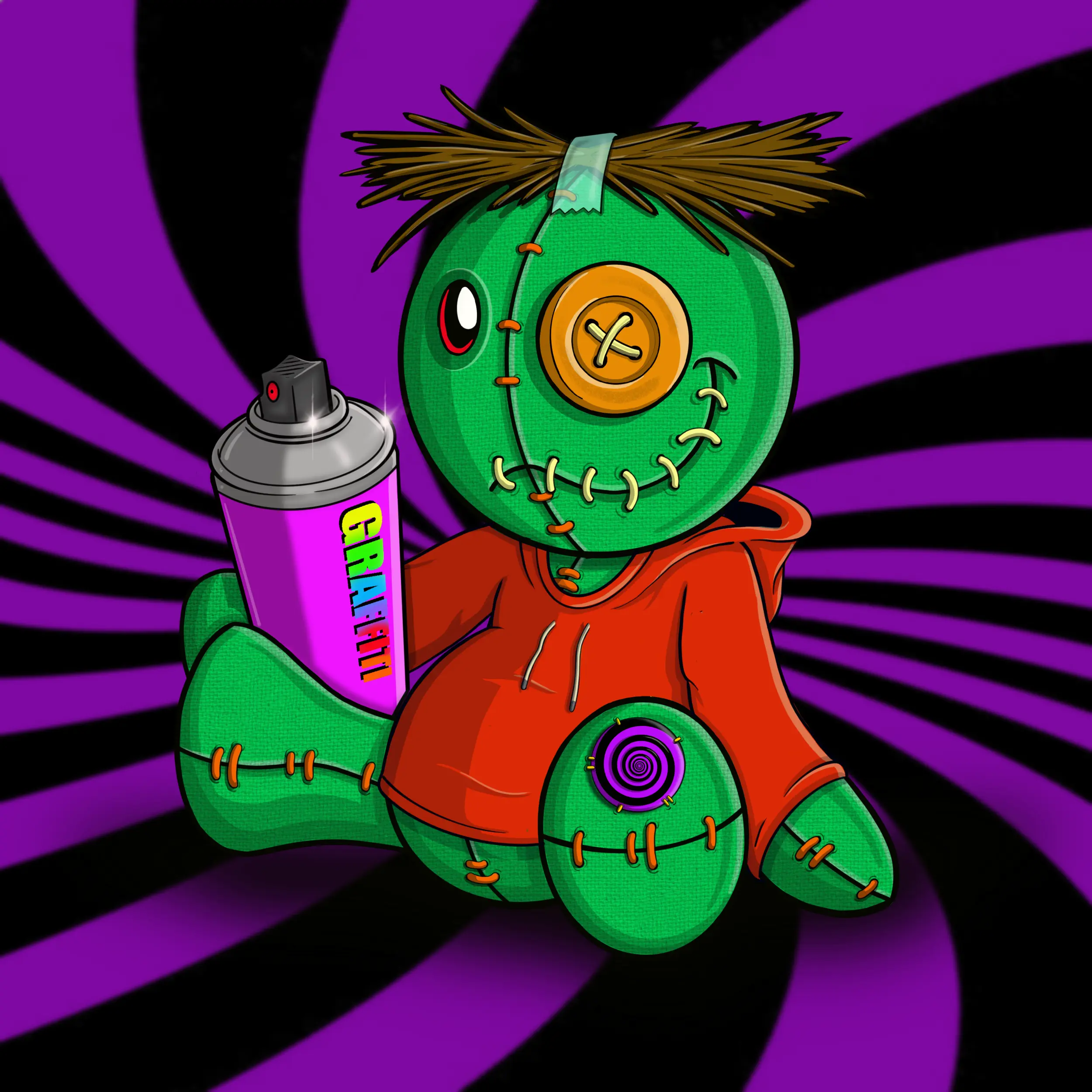 Trippy Stitch #1011 NFT on Algorand