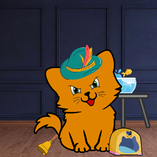 Happy Hoomens Cat#0674 NFT on Algorand