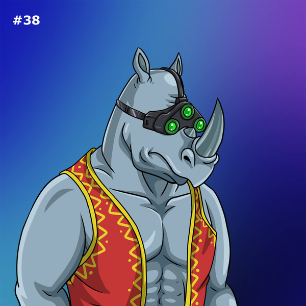 An image of Rowdy Rhino #038