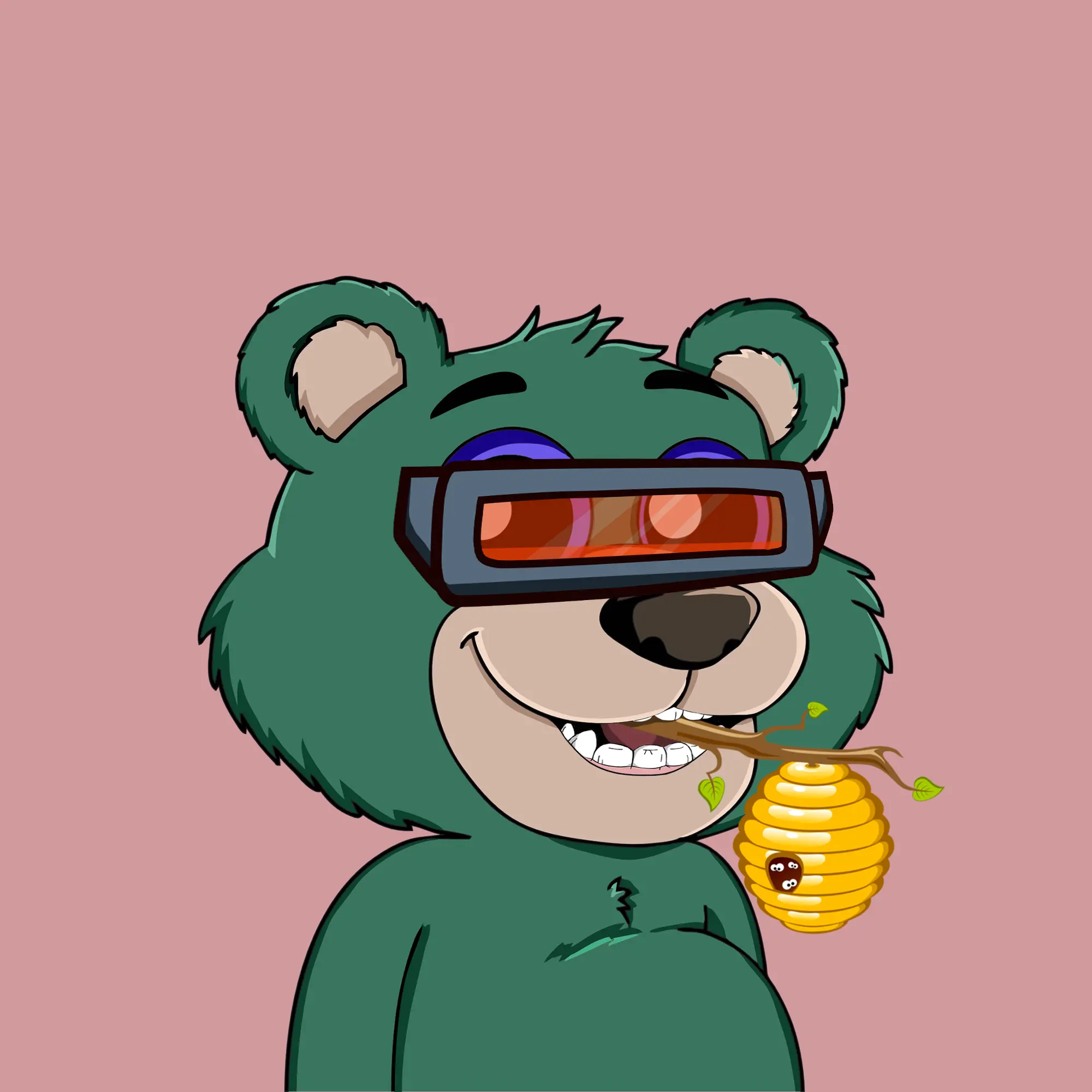 Gluttonous Bears #159 NFT on Algorand