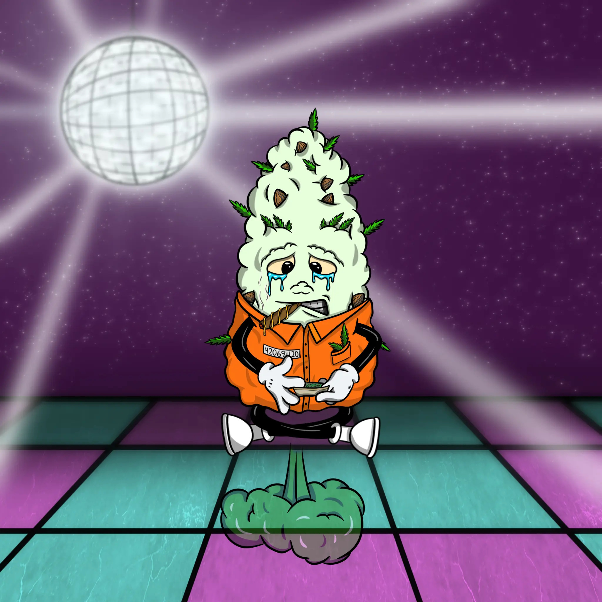 Blazing Budz #888 NFT on Algorand