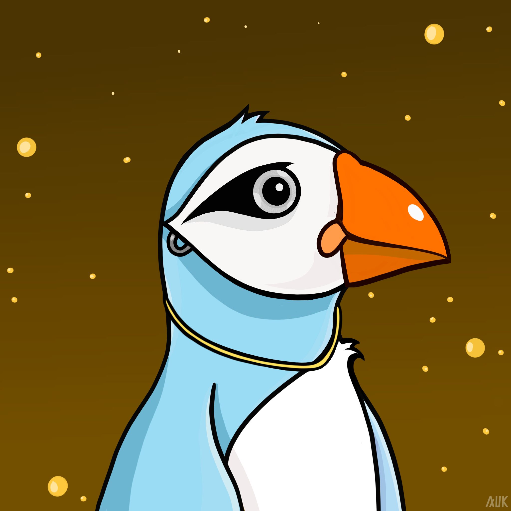 Poppin Puffins #4886 NFT on Algorand