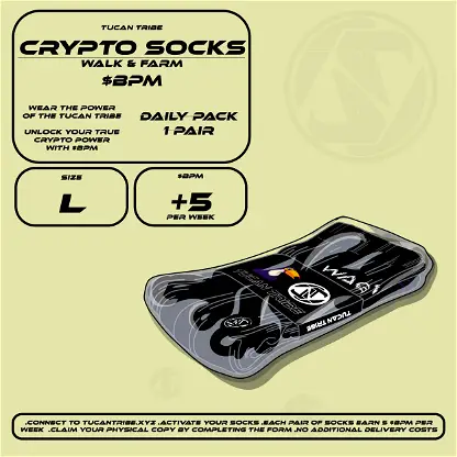 Tucan Tribe Crypto Socks #263