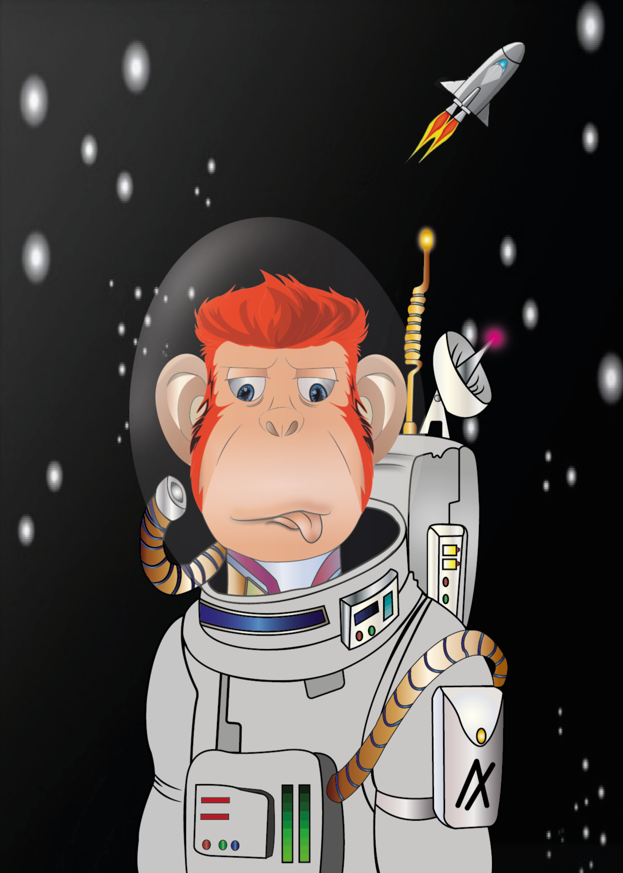 Punk Angry Monkeys#36 NFT on Algorand