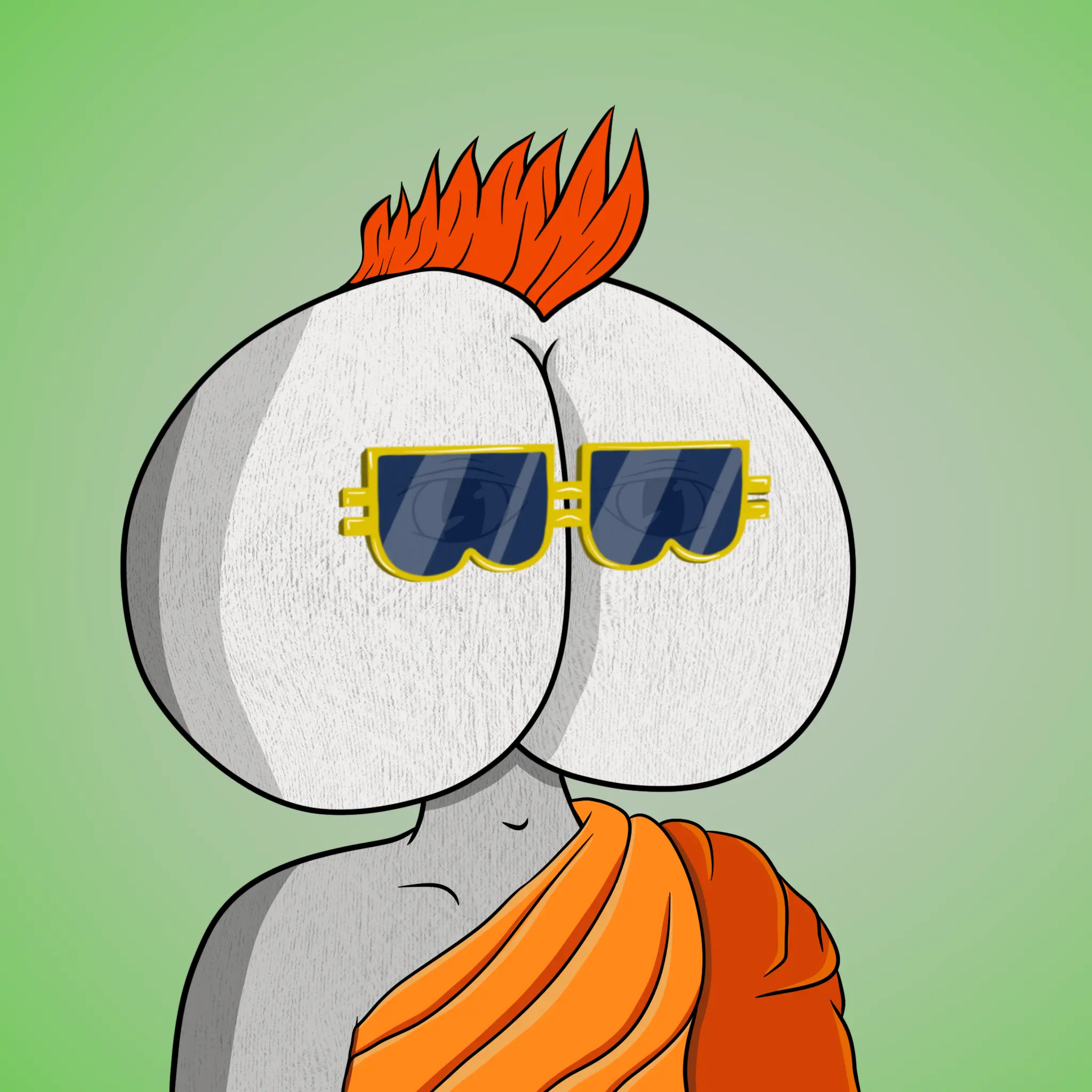 ButtHeads #153 NFT on Algorand