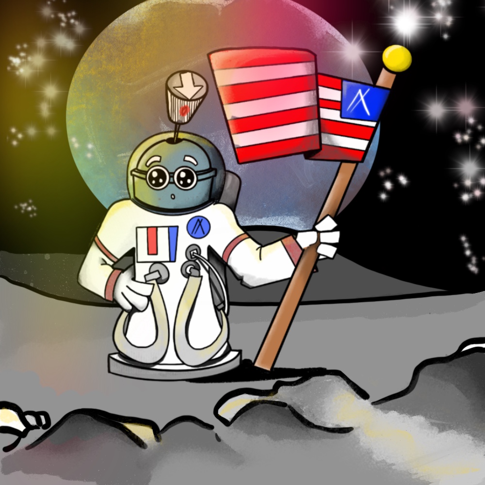 Traveling cans - spaceman NFT on Algorand
