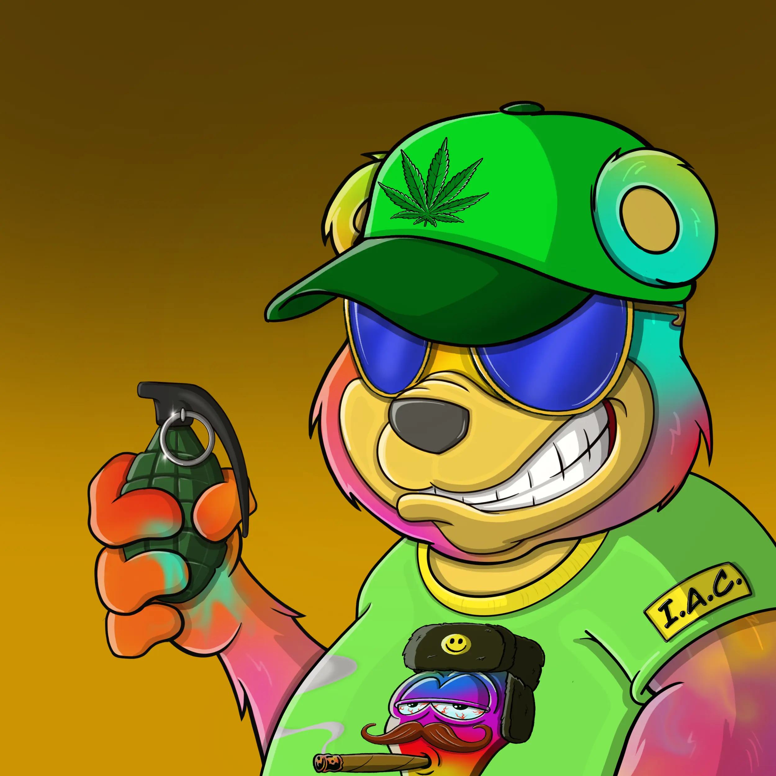 Burnin Bears #1246 NFT on Algorand