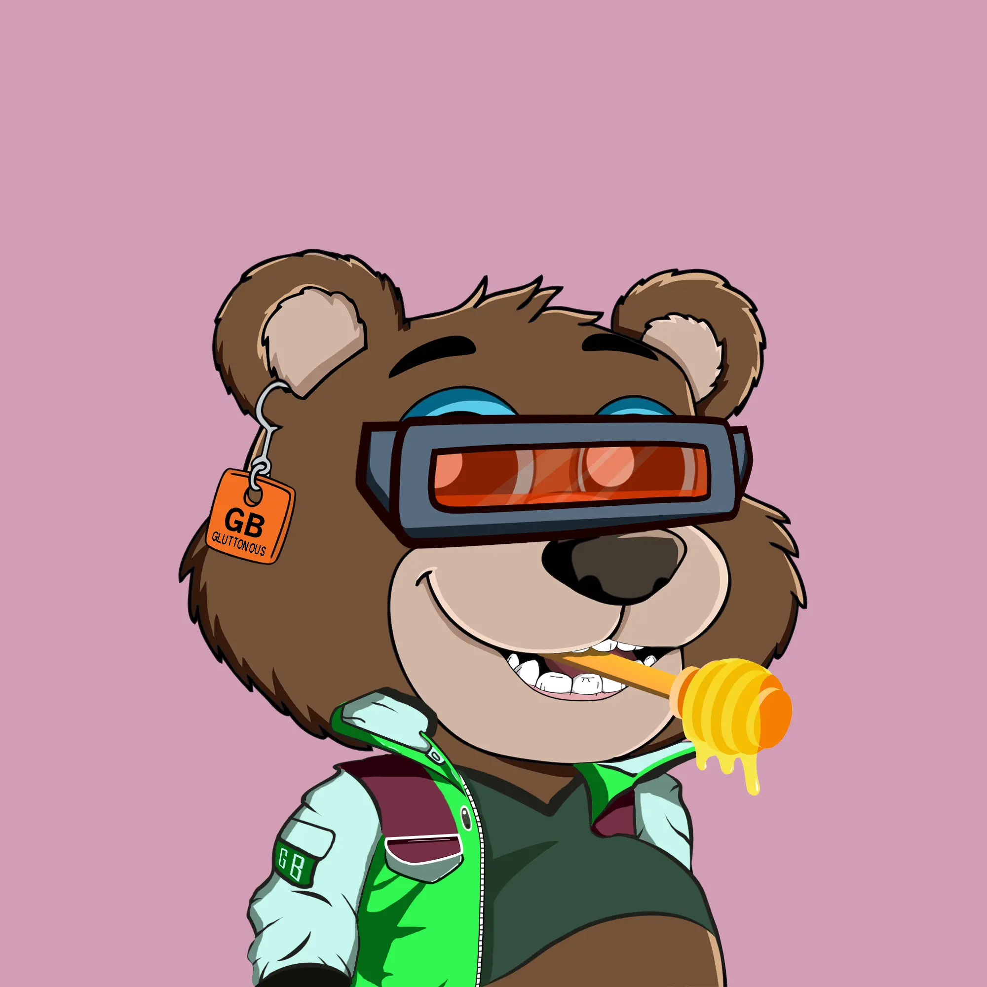 Gluttonous Bears #267 NFT on Algorand