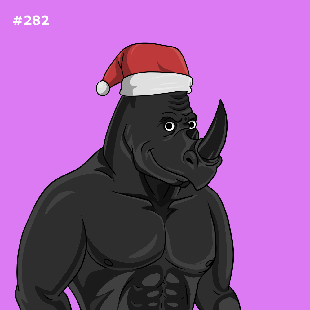 Rowdy Rhino #282 NFT on Algorand