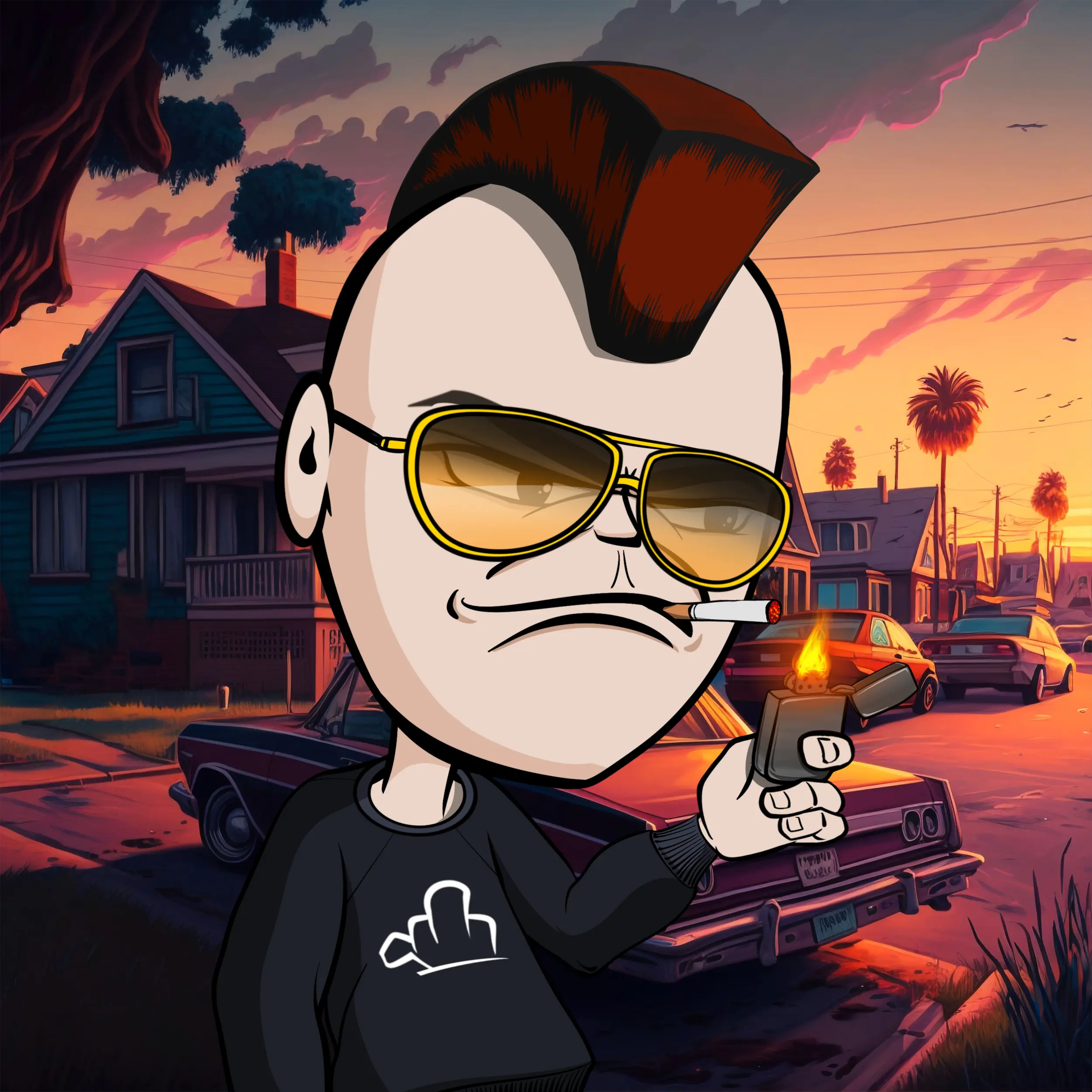 CoolCockGangs #455 NFT on Algorand