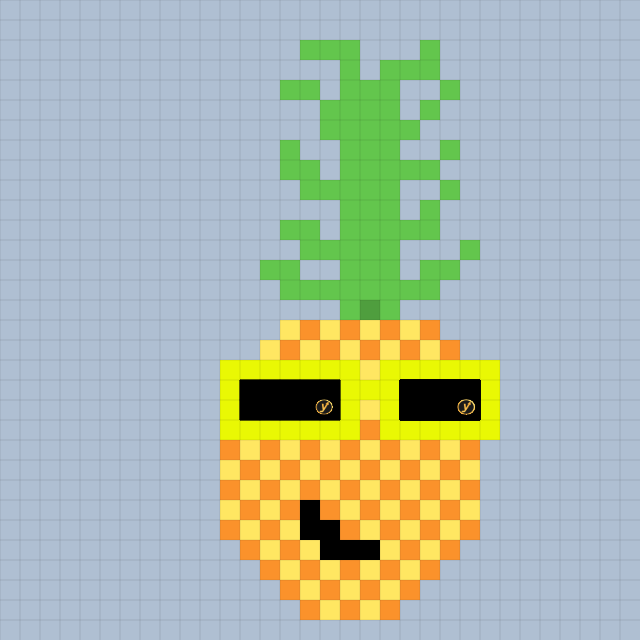 Algo Pineapple #10 Rare NFT on Algorand