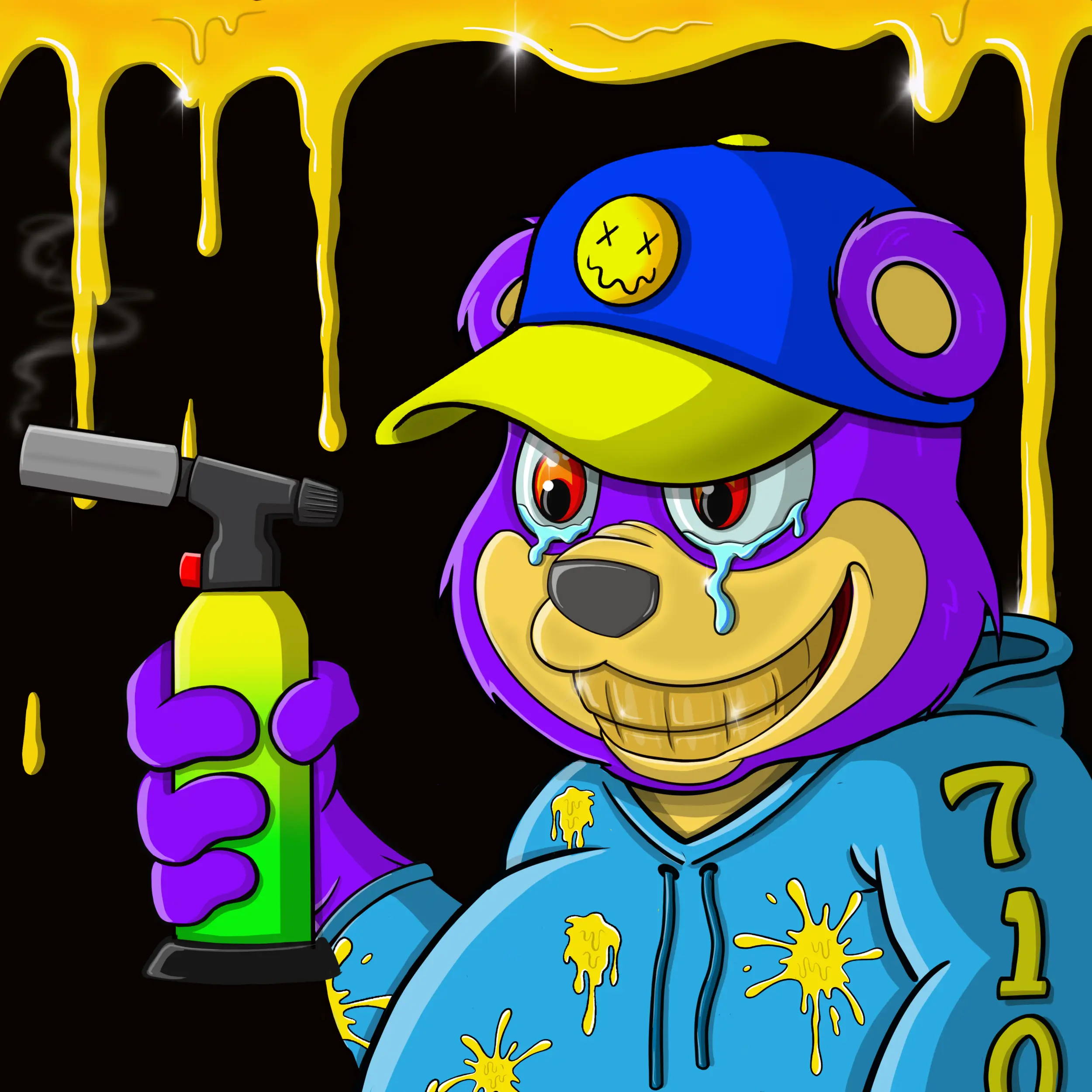 Burnin Bears #670 NFT on Algorand