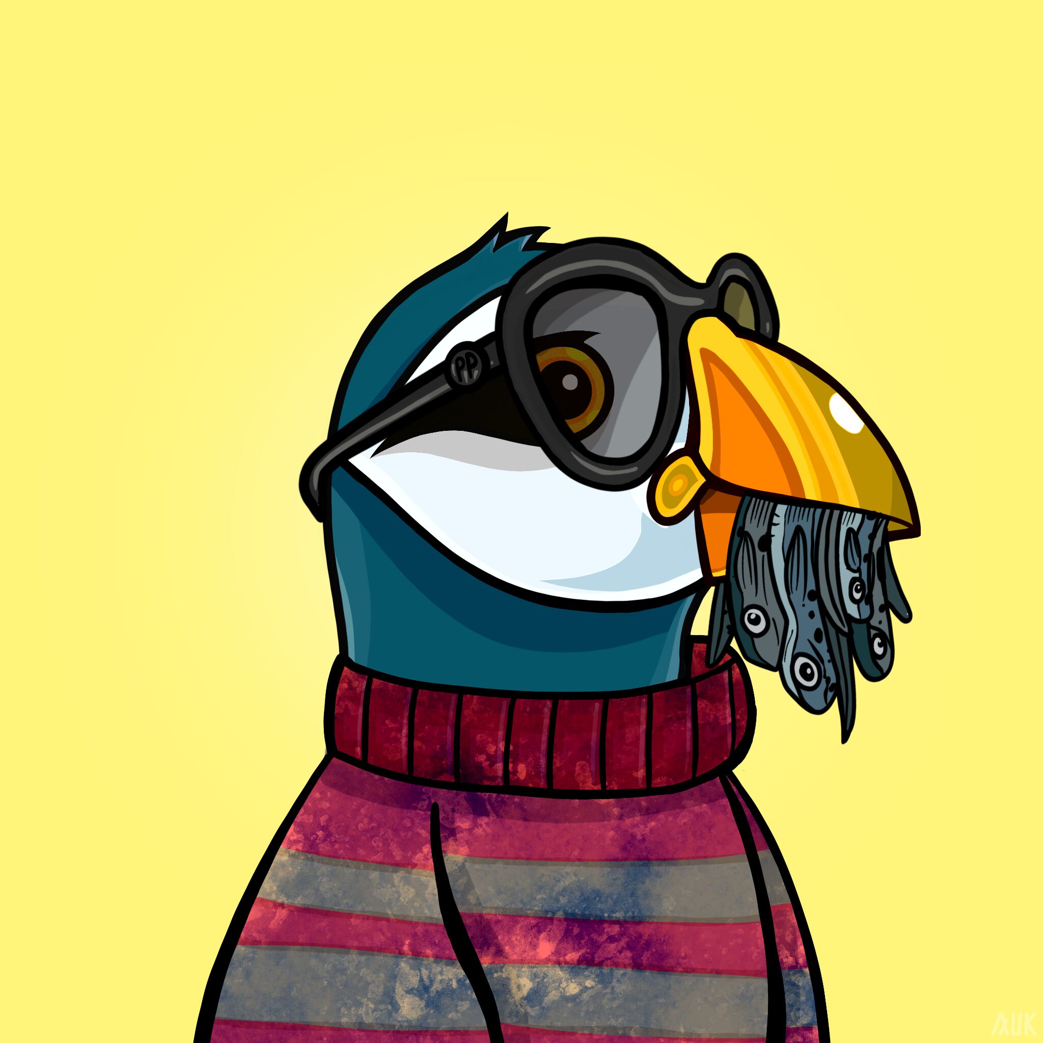 Poppin Puffins #8185 NFT on Algorand