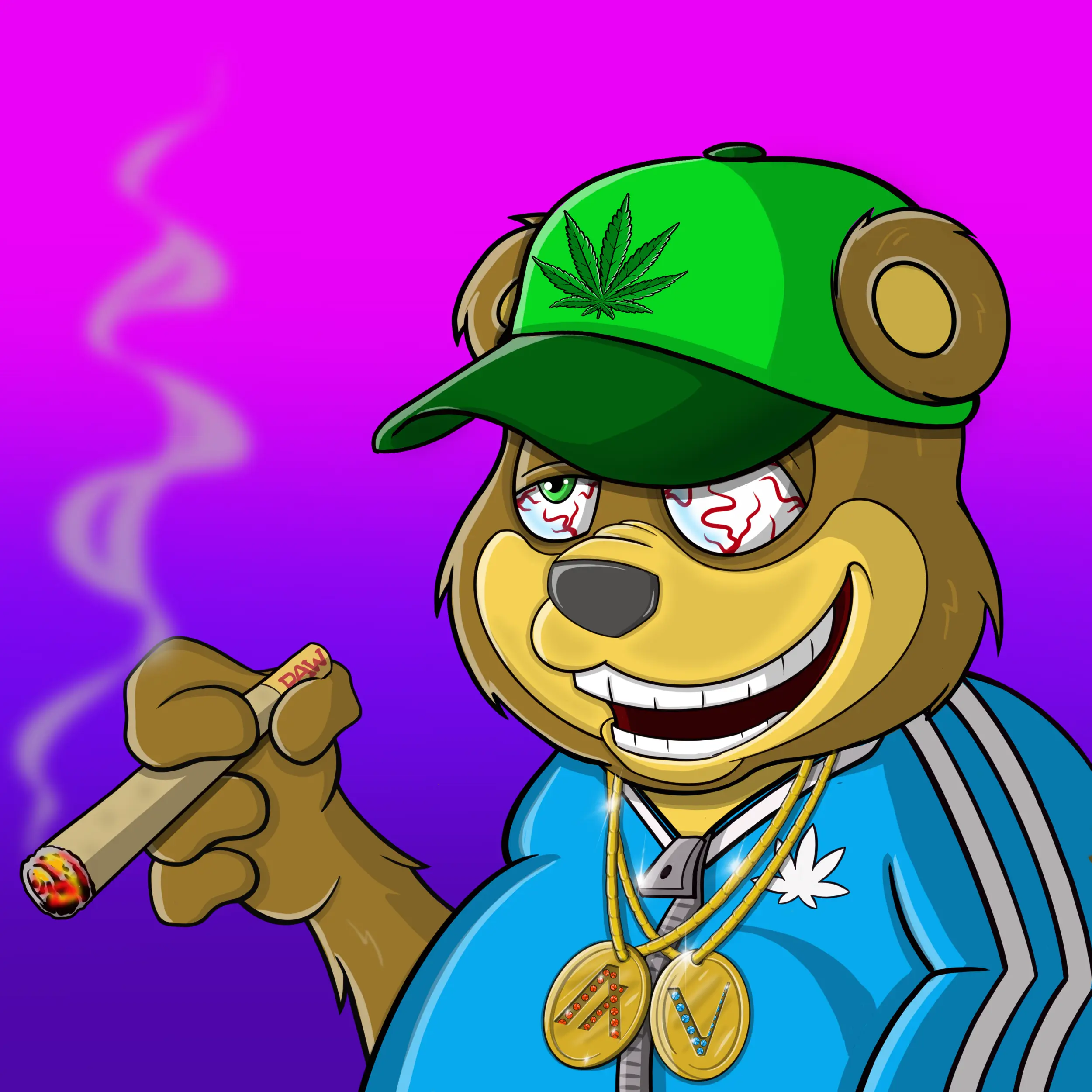Burnin Bears #1574 NFT on Algorand