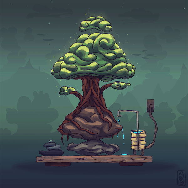 Image of AlgoFauna #18: Zen Cloud Bonsai