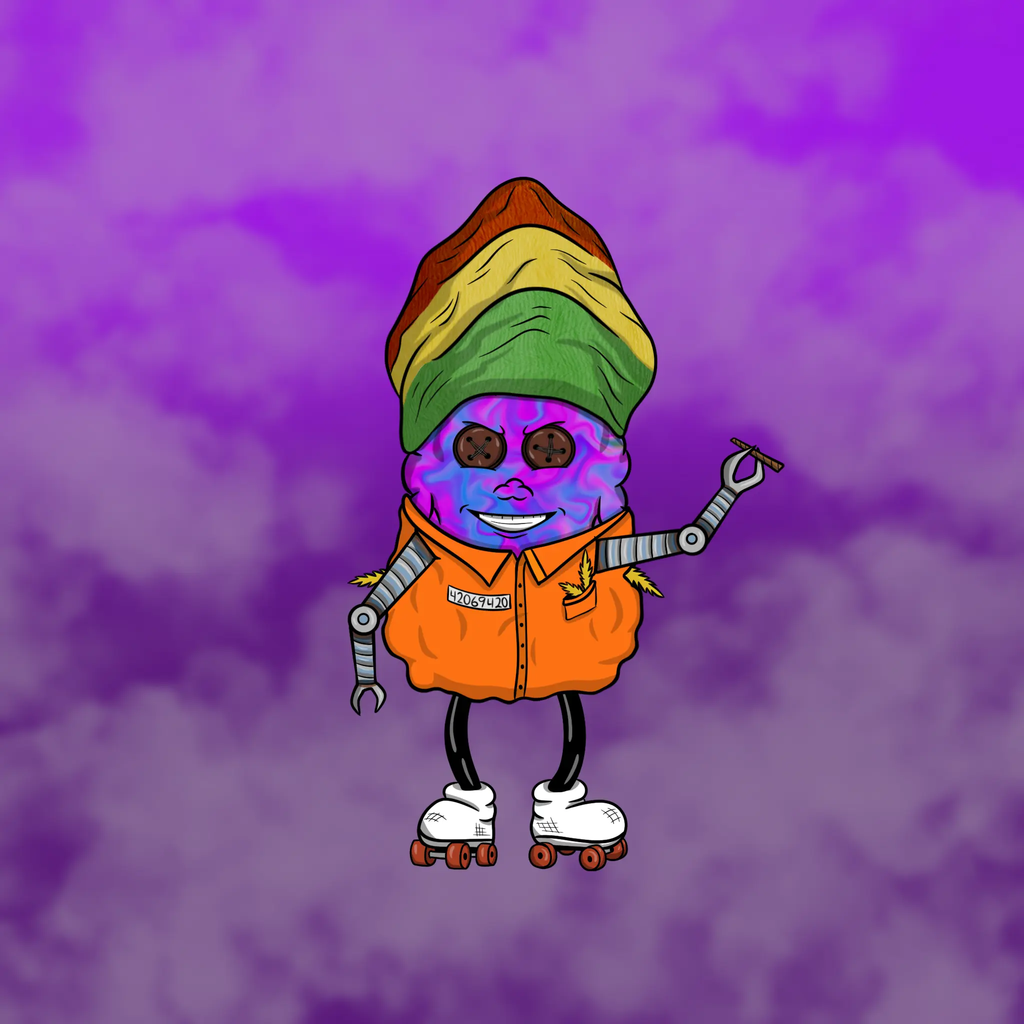 Blazing Budz #251 NFT on Algorand