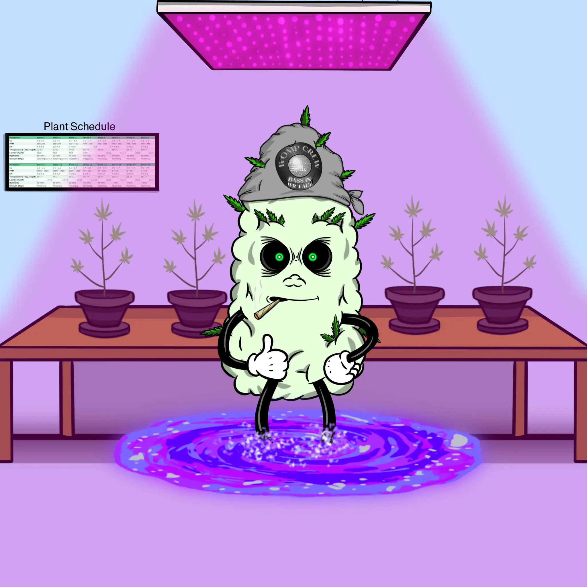 Blazing Budz #995 NFT on Algorand