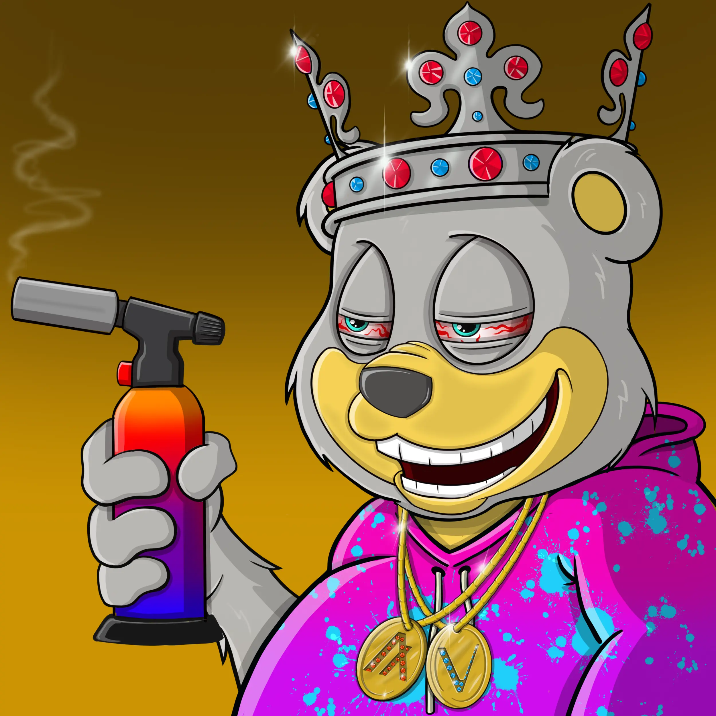 Burnin Bears #641 NFT on Algorand