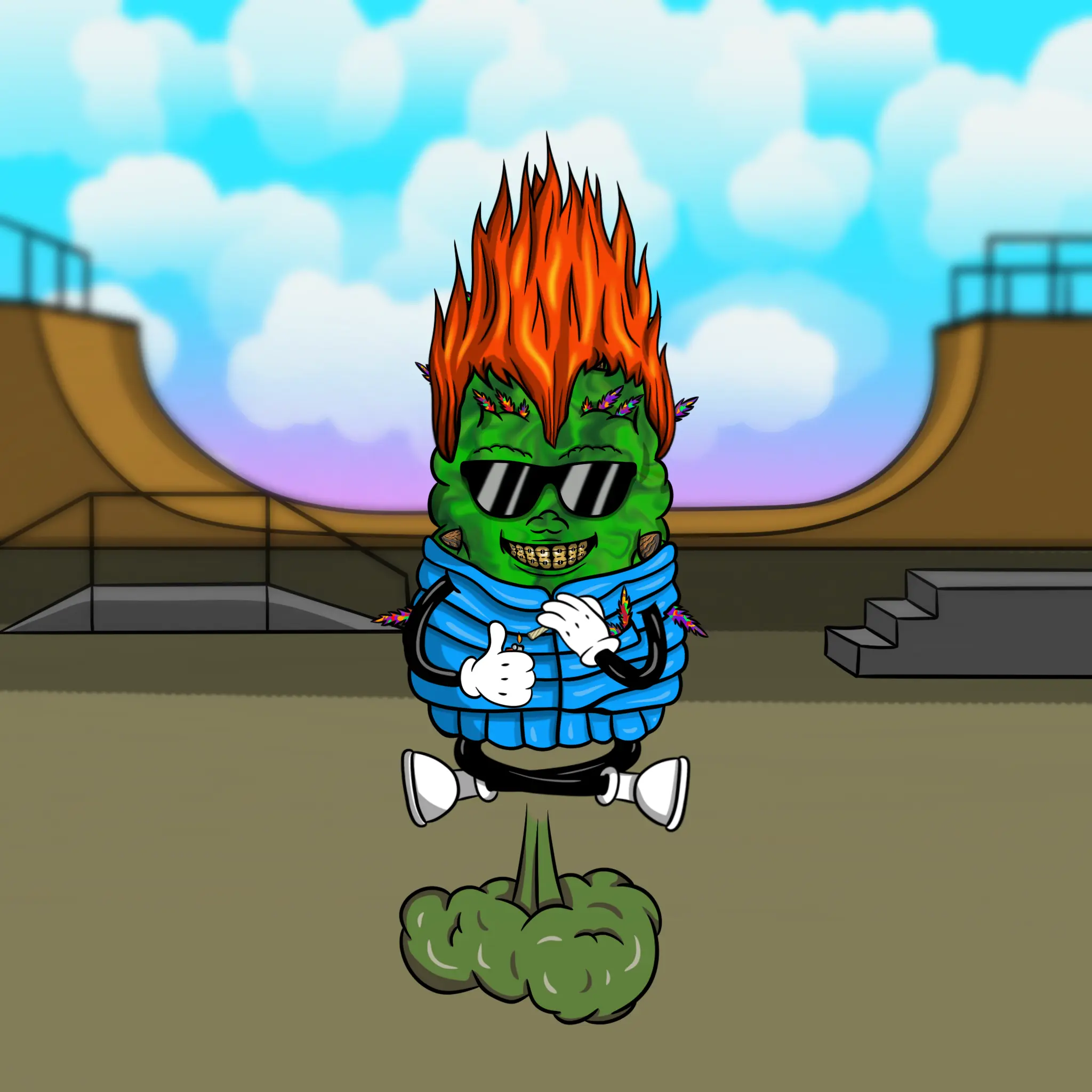 Blazing Budz #313 NFT on Algorand