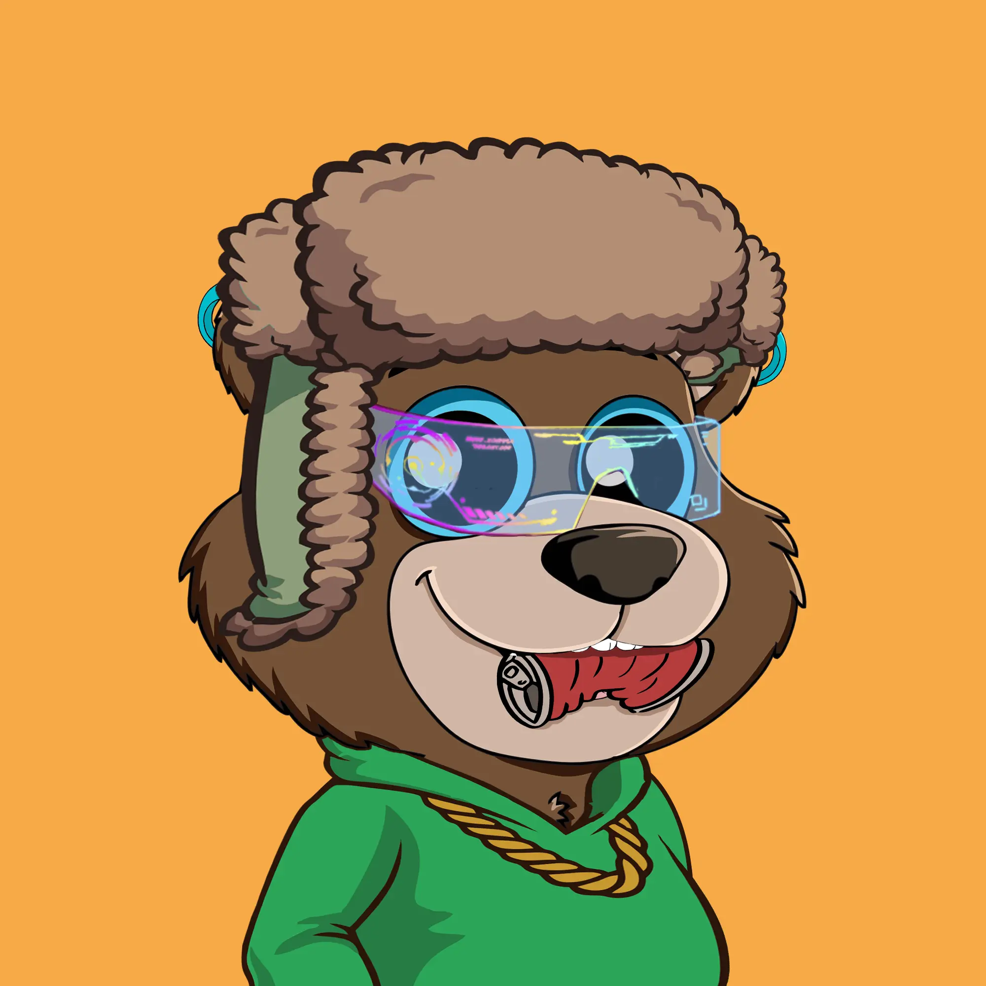 Gluttonous Bears #135 NFT on Algorand