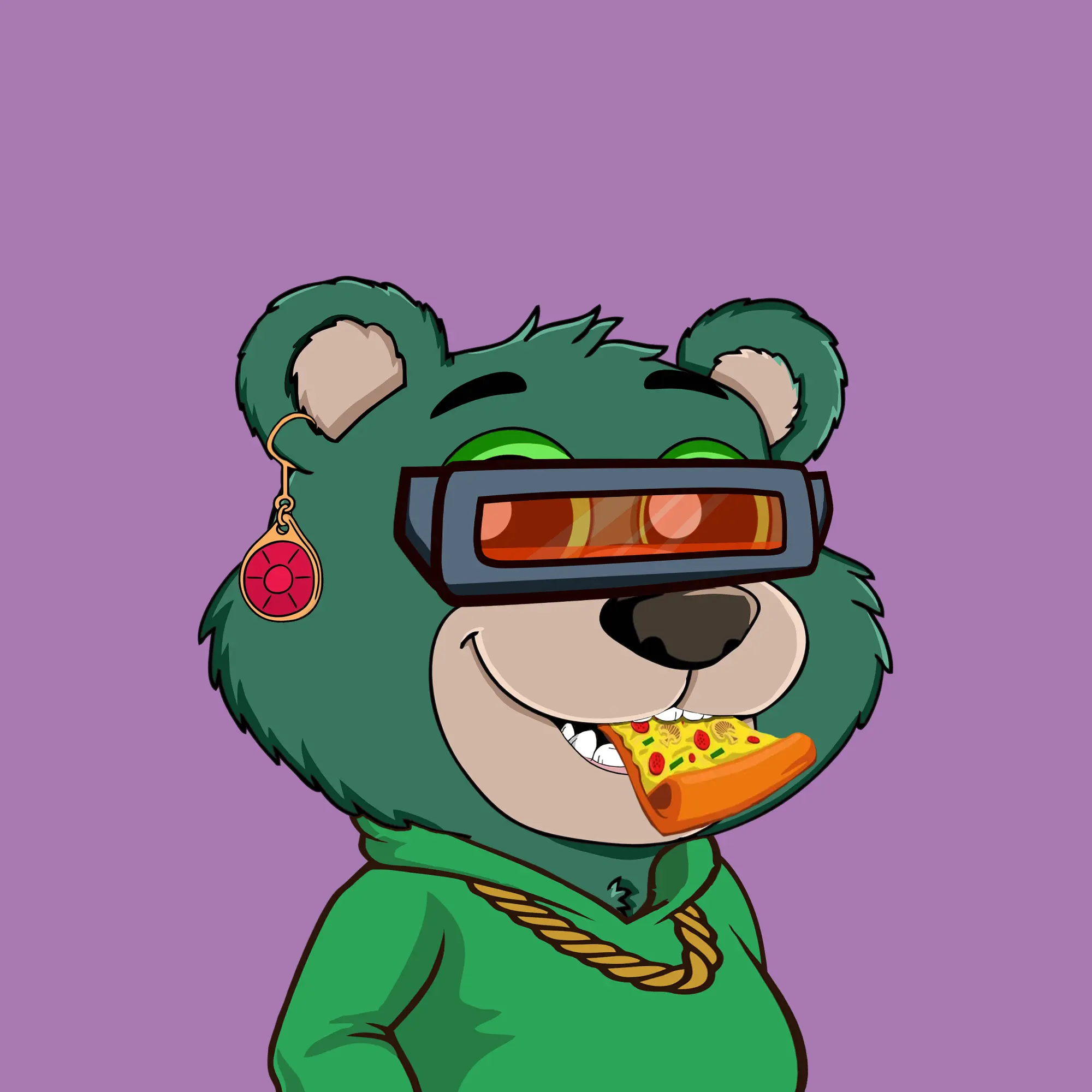 Gluttonous Bears #615 NFT on Algorand