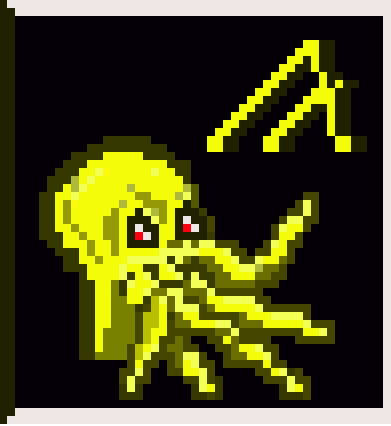 Image of Monochrome Yellow Thulu #037