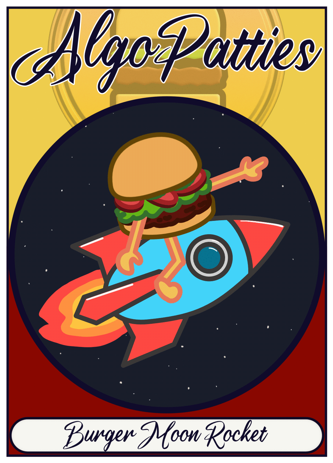 Burger Moon Rocket