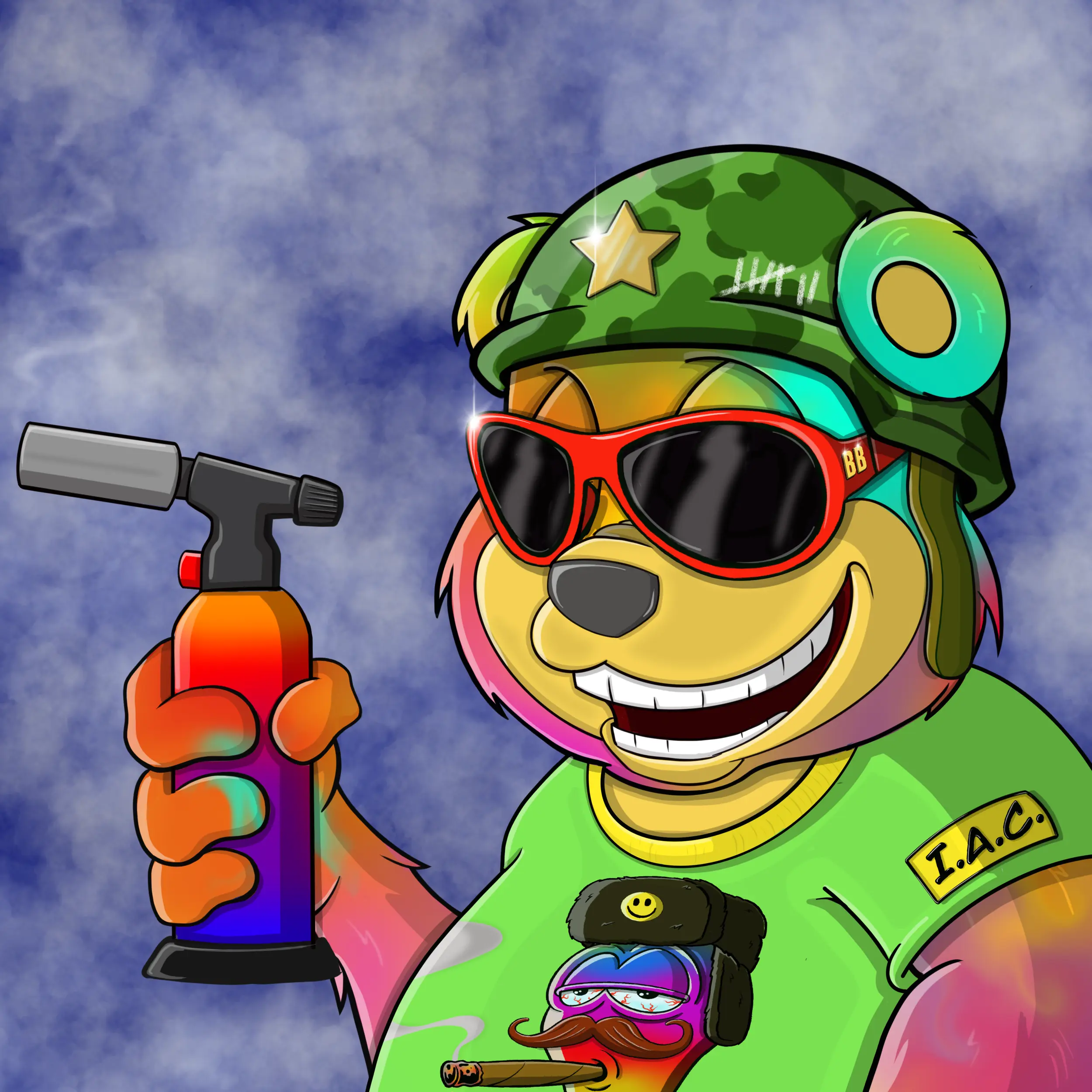 Burnin Bears #836 NFT on Algorand