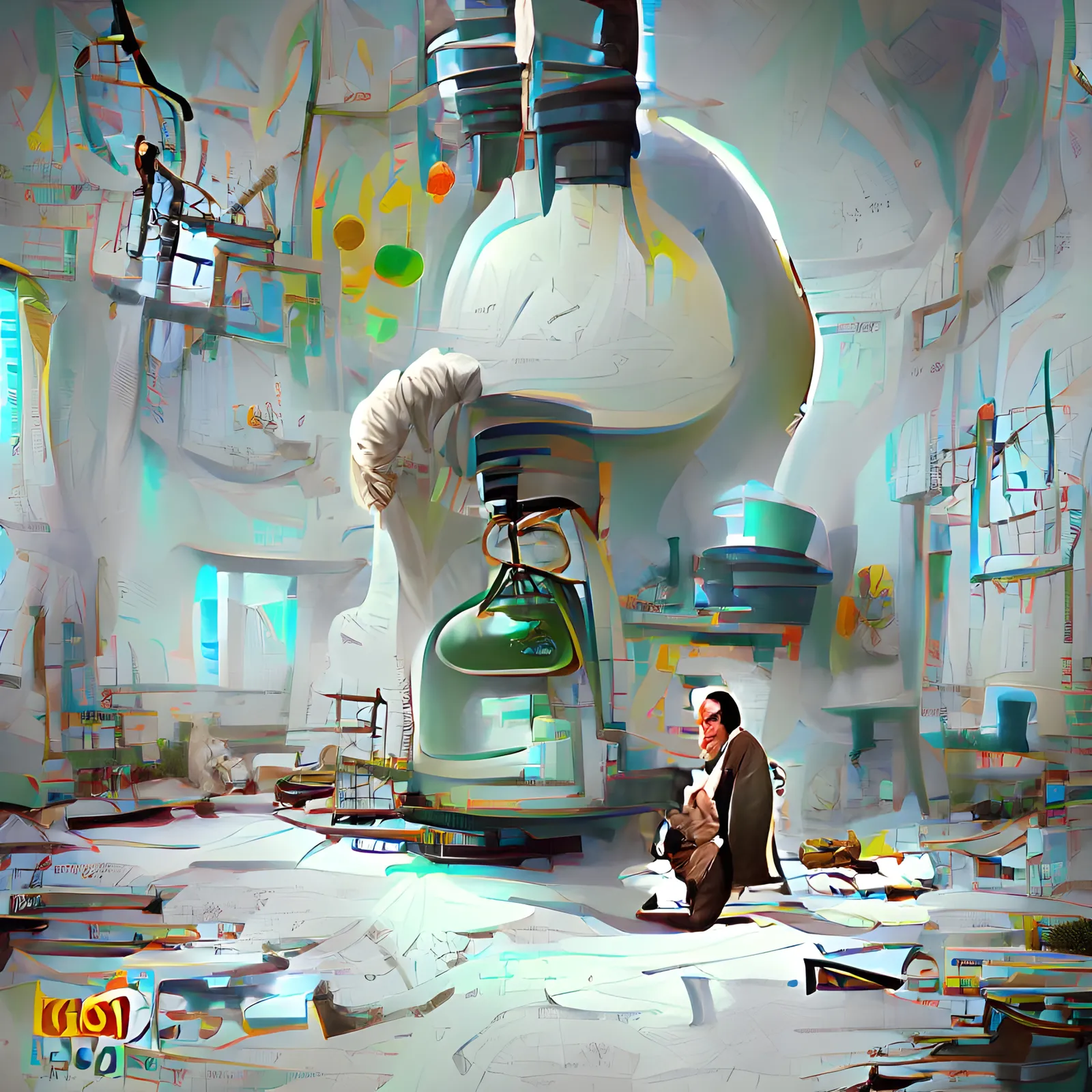 Hunters AI Generated Art #45 NFT on Algorand