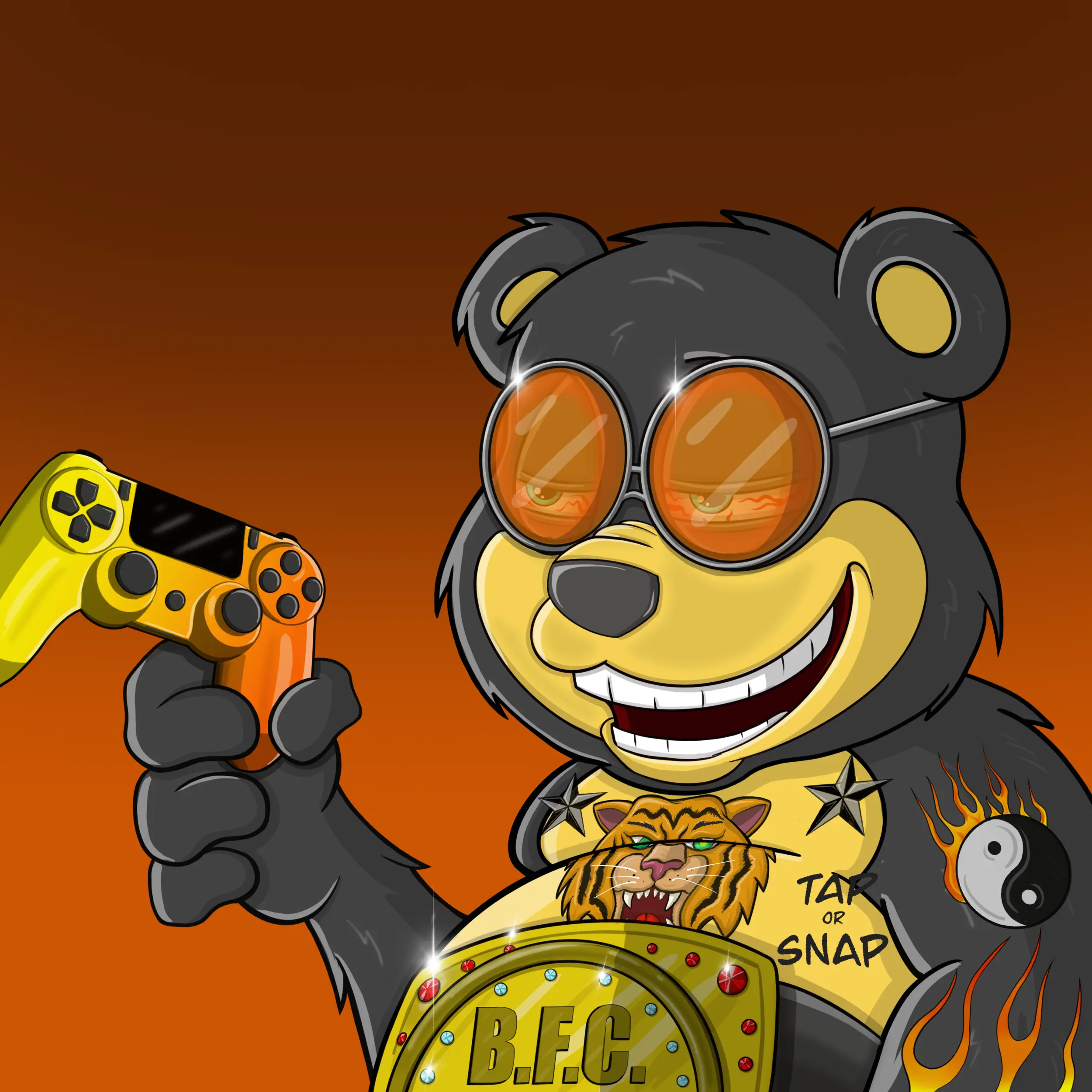 Burnin Bears #1859 NFT on Algorand