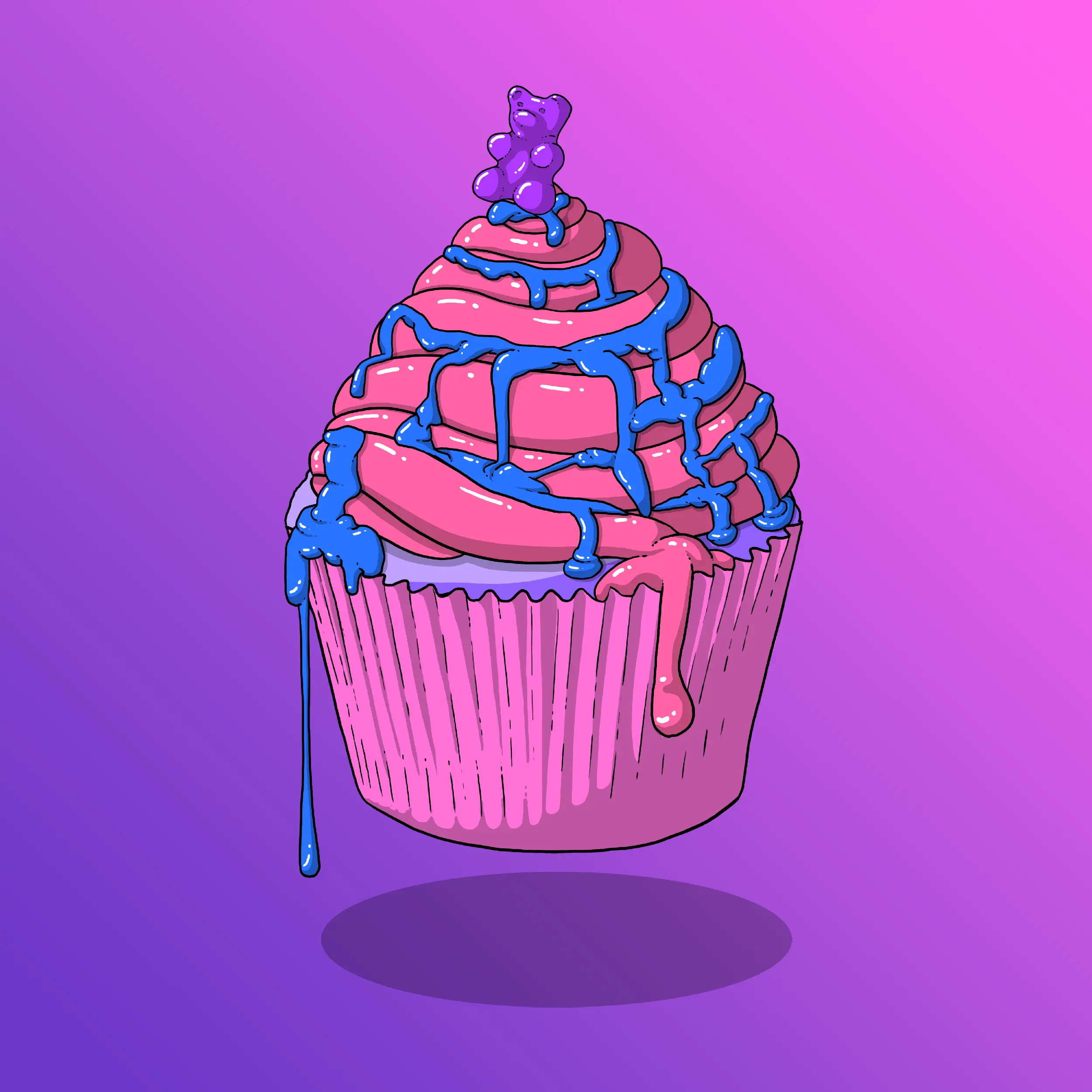 Cupcakes #147 NFT on Algorand