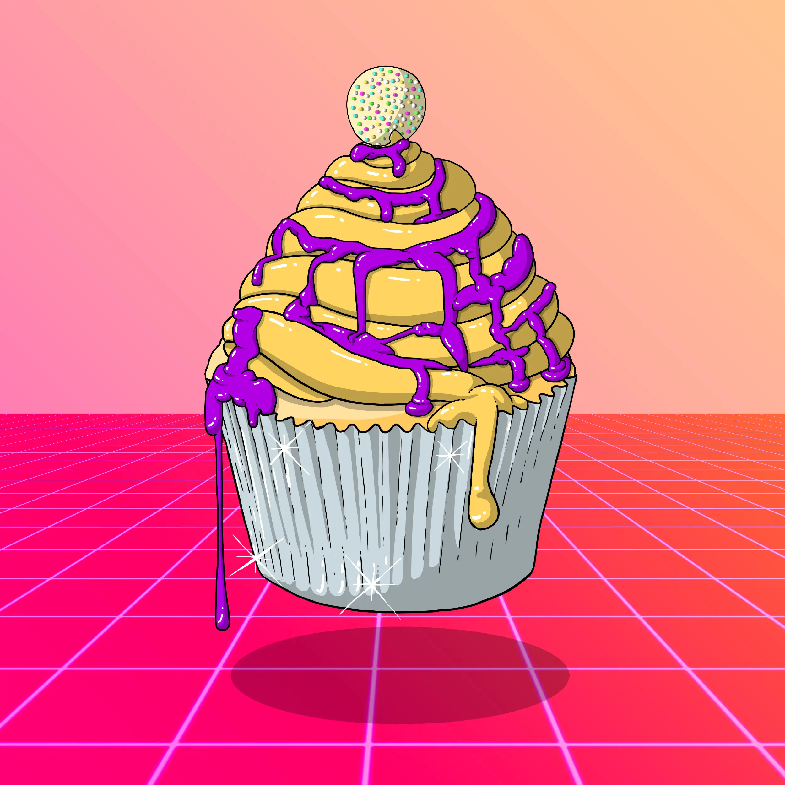 Cupcakes #145 NFT on Algorand