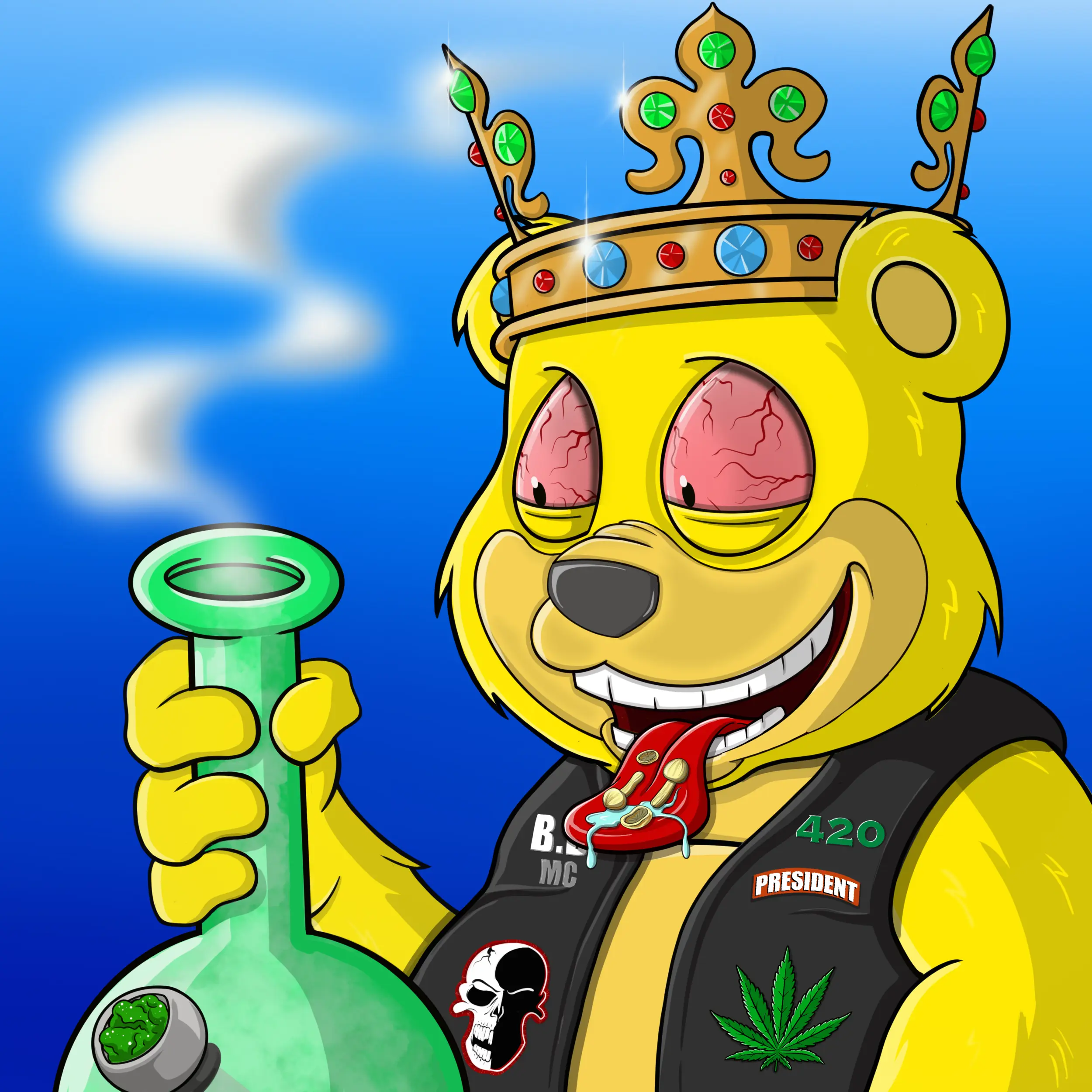 Burnin Bears #373 NFT on Algorand