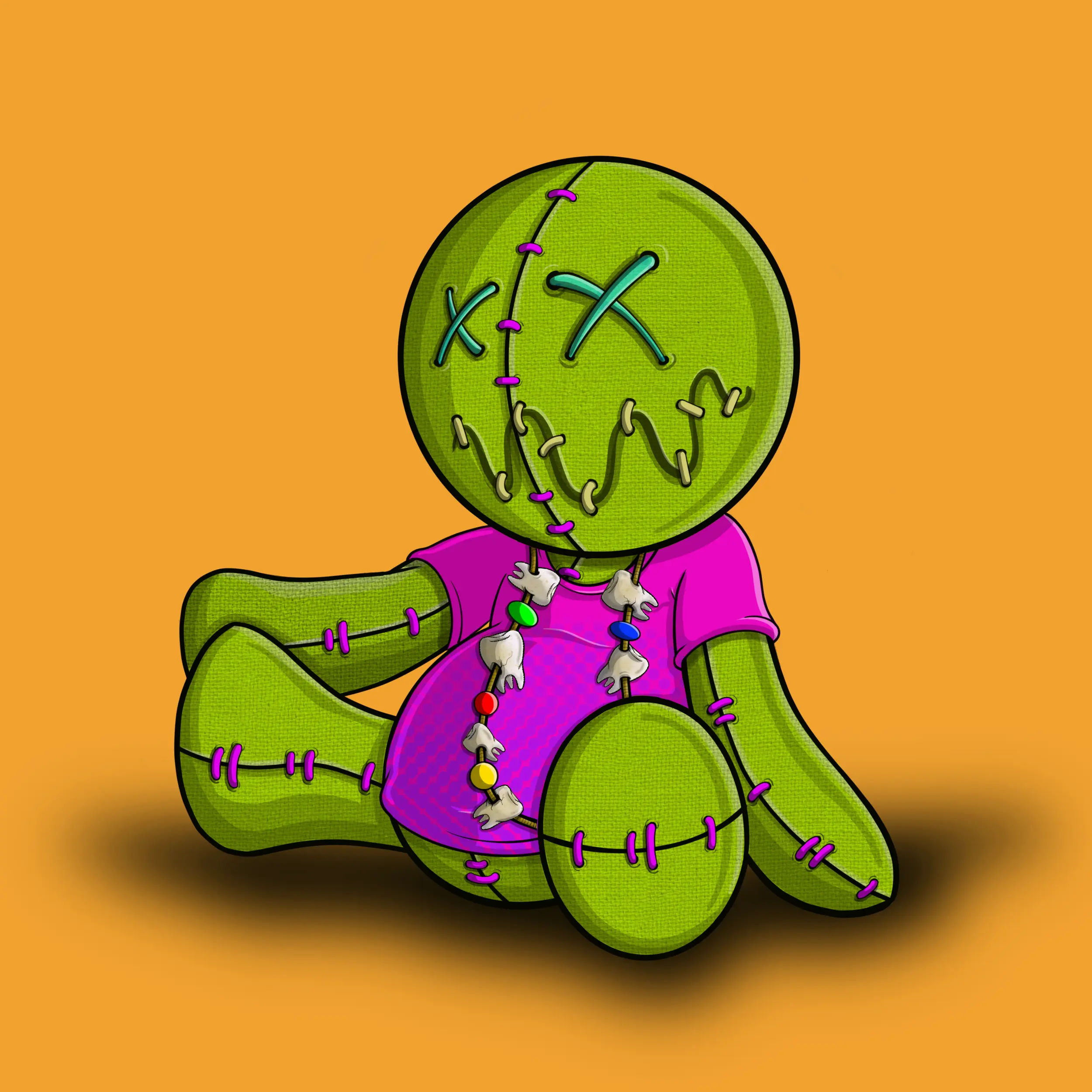 Trippy Stitch #1008 NFT on Algorand