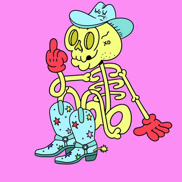 An image of Cowboy Skully #008