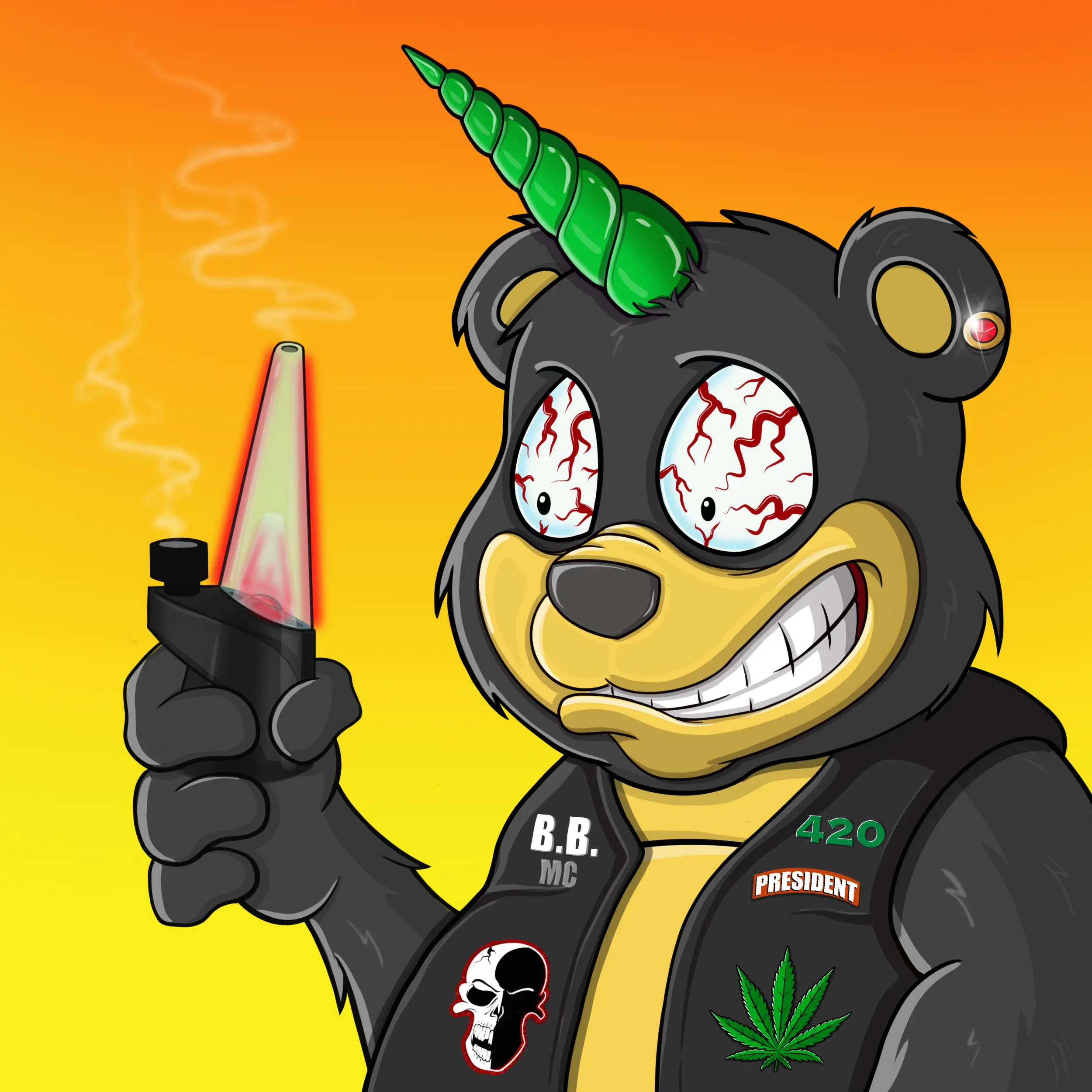 Burnin Bears #1867 NFT on Algorand