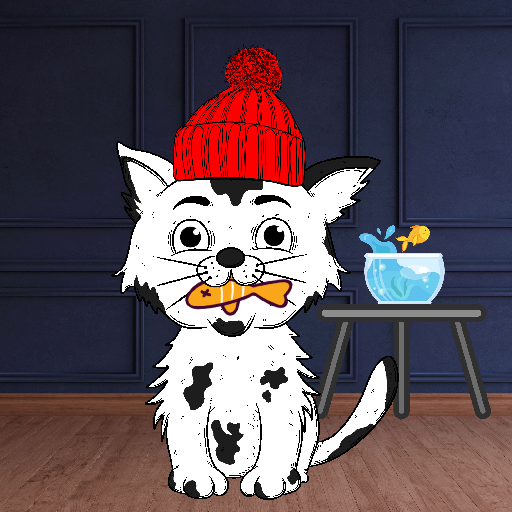 Happy Hoomens Cat#0680 NFT on Algorand