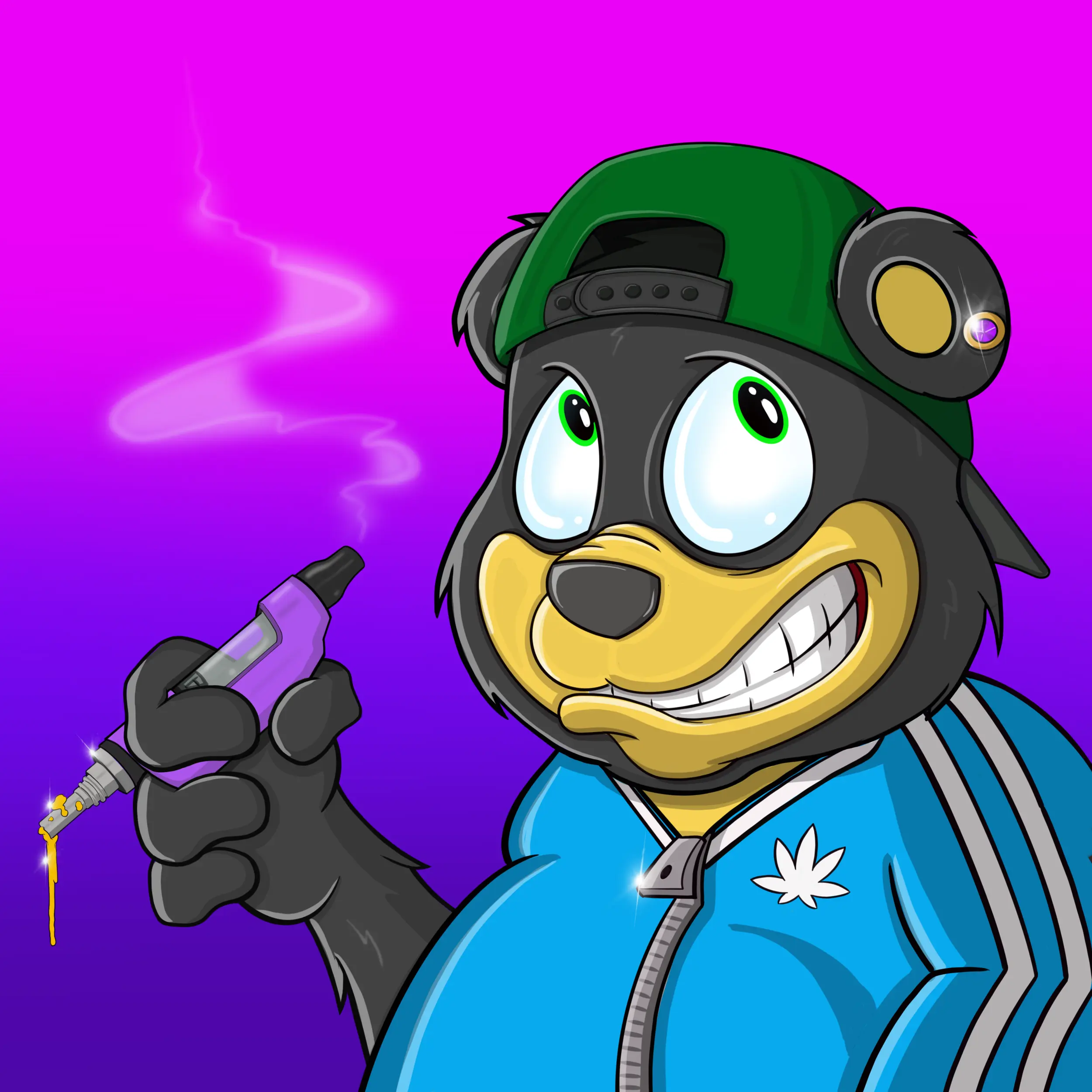 Burnin Bears #911 NFT on Algorand