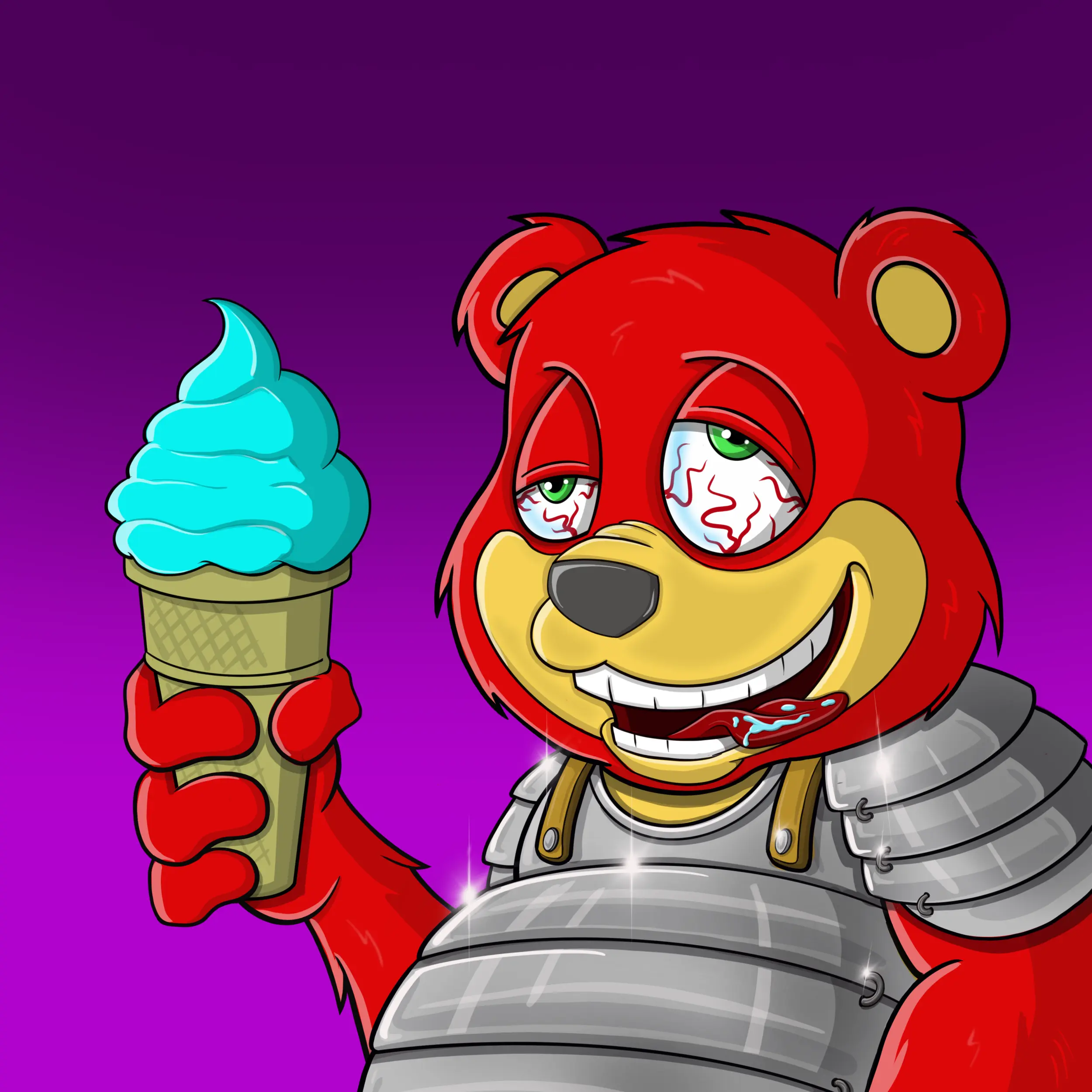 Burnin Bears #286 NFT on Algorand